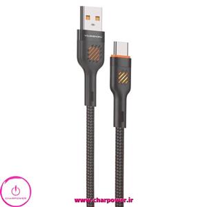 کابل شارژ USB-A به Type-C طول 1 متر مدل You Shenq ku k-65 جریان 5 آمپر