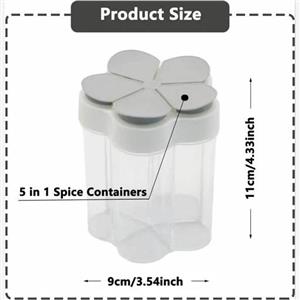 ادویه پاش مسافرتی 5 خانه pico