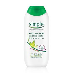 شامپو موی سر سیمپل مدل gentle care  ملایم و مهربان با مو(kind to hair)