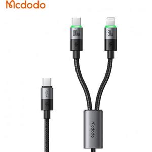 کابل دو سر Type-C و لایتنینگ مک دودو Mcdodo CA-670 توان 100 وات طول 1.5 متر  \