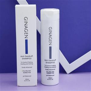 شامپو رفع شوره GINAGEN و مناسب موهای چرب 250 میل کد۹۲۲۶۸