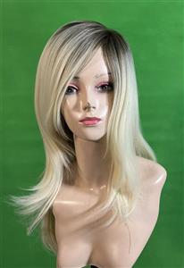 کلاه گیس زنانه متوسط لَخت 824 آمبره مشکی / بلوند