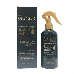شیرمو و عطر مو تغذیه کننده و ضدشوره برند گلامور حجم ۳۰۰ میل