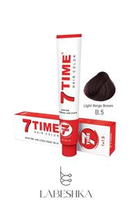 رنگ موی 100 میل سون تایم 7TIME سری BEIGE شماره B5 قهوه ای بژ روشن