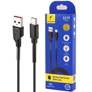 کابل TypeC فست شارژ Sky Dolphin S27T 2.4A 1m