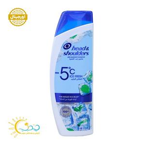 شامپو ضد شوره هد اند شولدرز آیس فرش Ice Fresh -5°C حجم 400 میل