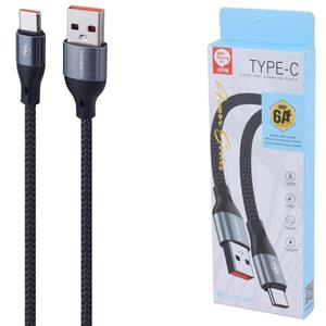 کابل شارژ Type-C تایپ سی 6 آمپر You Shenq Ku K-83