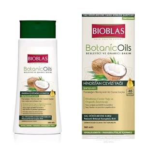 شامپو نارگیل بیوبلاس ضدریزش و تقویت کننده Bioblas مناسب موهای خشک حجم 360 گرم واردات قانونی ارسال از منطقه آزاد ارس