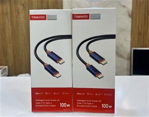 کابل ترانیو دو سر تایپ سی 100 وات Cable Tranyoo 100W CC-5