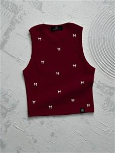 کراپ تاپ حلقه ای پاپیونی