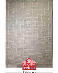 فرش مدرن آرمانی 420شانه کد 5121 موکا کلکسیون دلوکس