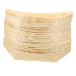 ظرف یکبار مصرف مدل قایقی کد naser1369n بسته 50 عددی