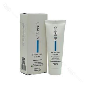 کرم آب رسان پوست چرب و مختلط ژیناژن | GINAGEN HYDRATING CREAM Face – Neck & Hand Combination to Oily Skin