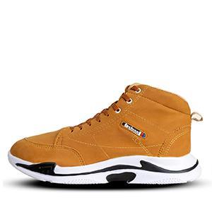 کفش ساقدار مردانه نسکافه ای مدل EMTO