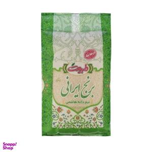 برنج نیم دانه هاشمی درجه یک طبیعت وزن 4/5 کیلوگرم