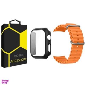 محافظ صفحه نمایش و بند ساعت هوشمند مدل Ocean مناسب Apple Watch 38mm