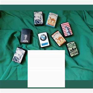 فندک طرح زیپو بنزینی طرح دار