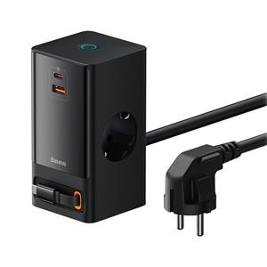 چند راهی برق 2 سوکت برق باسئوس مدل CCGAN65S2ACE