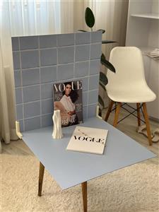 بکدراب عکاسی تک رنگ آبی نیروانا سایز 60 در 60 | ست دو تایی 01