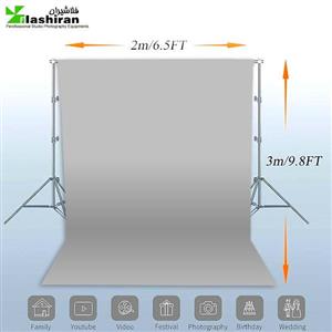 پرده (فون) شطرنجی ۳ × ۲ متر طوسی
