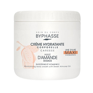 کرم دست و بدن بایفاس Byphasse رایحه بادام شیرین حجم 500 میل
