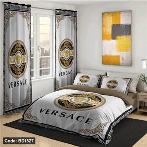 ست کامل ژورنالی روتختی دونفره 6 تیکه ورساچه کد BD1827 (پس کرایه)
