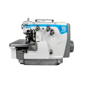 چرخ خیاطی صنعتی سردوز سه نخ جک(JACK) مدل E4s-3 اصلی به همراه میز و پایه و قطعات و گارانتی طلایی اصلی شرکت ایران جک (پسکرایه)