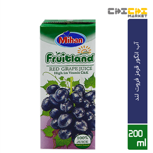 آبمیوه انگورقرمز فروت لند میهن
