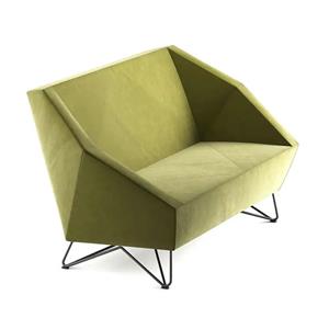 مبل راحتی DIAMOND هلگر با روکش پارچه ای