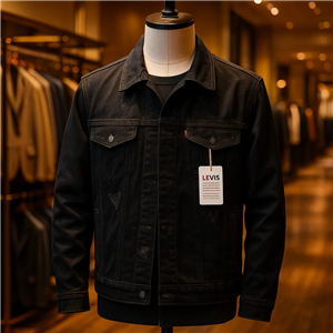 کت جین مشکی گرم بالا کیفیت استثنایی| پارچه کجراه بدون کش استایل آزاد و قواره دار