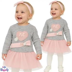 بلوز و سارافون دخترانه با تل طرح رویسا