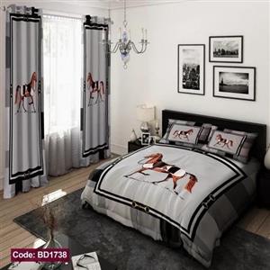 ست کامل ژورنالی روتختی دونفره 6 تیکه هرمس کد BD1738 (پس کرایه)