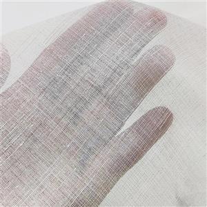 پارچه پرده عرض 3 متر مدل حریر کتان بافت‌دار رنگ نباتی