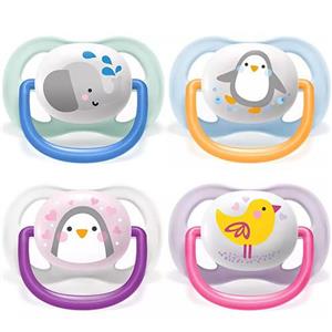 پستانک ارتودنسی 0 تا 6 ماه دوتایی فیلیپس اونت PHILIPS AVENT سری UltraAir مدل SCF08006