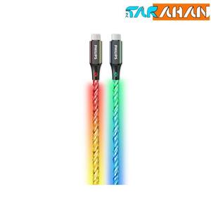 کابل شارژر C to C فیلیپس مدل Philips DLC5140C با طول 1.2 متر