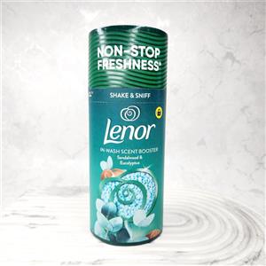 خوشبو کننده لباس لنور Lenor رایحه چوب صندل و اکالیپتوس 155 گرم اورجینال 