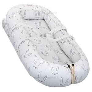 تشک شیبدار گارددار طرح خرگوش رنگ سفید ایسیزIsiz