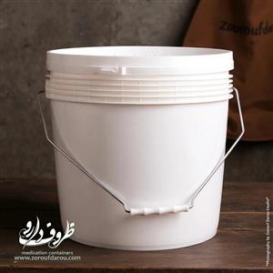 سطل پلمپ دار پلاستیکی 15 لیتری - 10 عددی