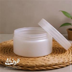 قوطی کرم درب پیچ 250 گرمی - درب صدفی / 170 عددی