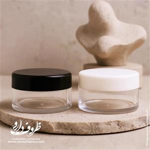 قوطی کرم کریستال 10 گرمی تخت - سفید / 100 عددی