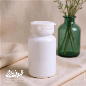 قوطی زیپی 75 سی سی - سفید / تک فروشی