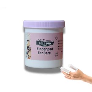 پد مرطوب انگشتی گوش حیوانات قوطی 50 تایی گلدپد Gold pad
