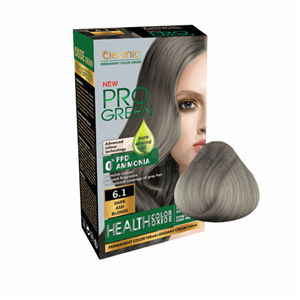 کیت رنگ مو بلوند خاکستری تیره بدون آمونیاک کلینیک شماره 6.1