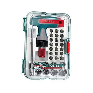 پیچ گوشتی و سری پیچ گوشتی و بکس توتال مدل TACSD-30316 مجموعه 31 عددی 