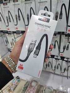 کابل شارژ تایپ سی آکو مدل AC-91 – طول ۱ متر، جریان عبوری ۶ آمپر