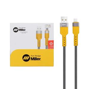 کابل شارژ USB به Micro USB میلر (Miller) مدل CA-1614 (گارانتی 6 ماهه پارتیان پایا)