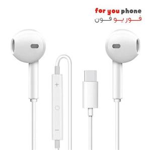 هندزفری سیمی تایپ سی اپل مناسب آیفون 17 پرو مکس