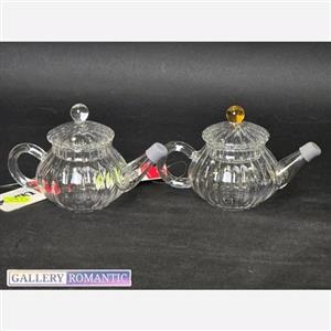 قوری زعفران پیرکس یونیک مدل خطی کد 7933 رنگبندی(پس کرایه)