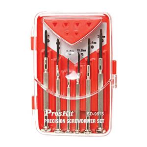 ست پیچ گوشتی ساعتی 6 تایی پروسکیت SD-9815 تایوانی