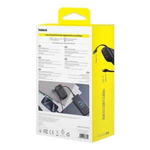 پاوربانک 30 وات بیسوس مدل QPow2 PPQD4-10C ظرفیت 10000 میلی آمپر ساعت M7K